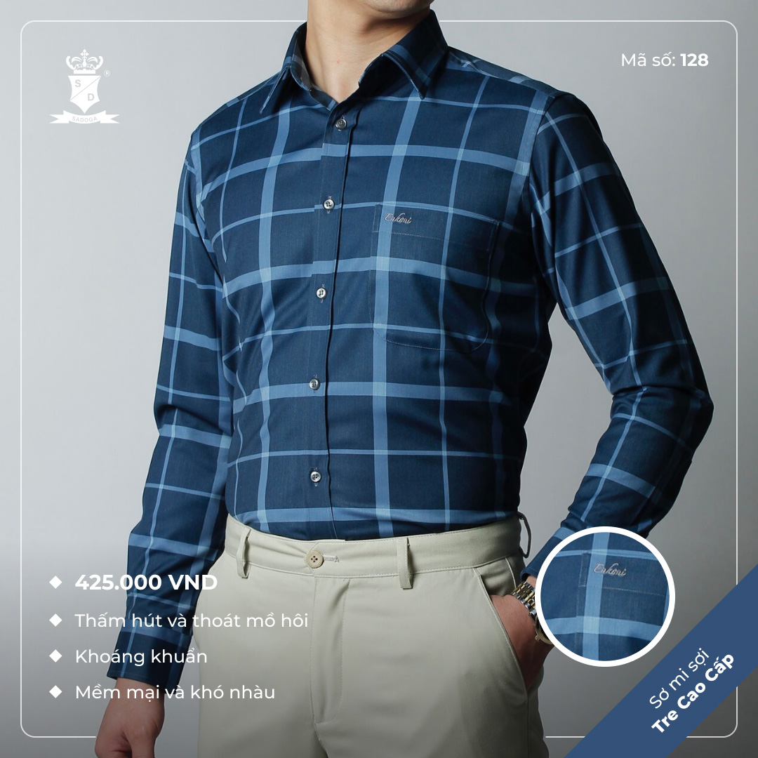 Áo sơ mi nam Tommy Hilfiger Long Sleeve Button Down Shirt in Classic Fit #44 Áo sơ mi nam Tommy Hilfiger Long Sleeve Button Down Shirt in Classic Fit